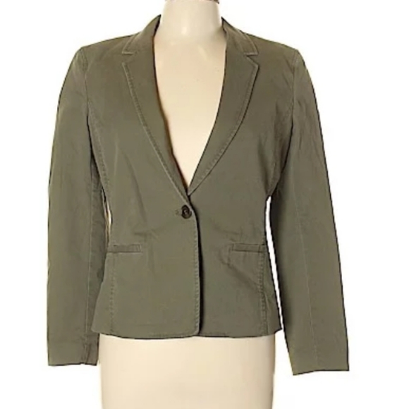 A/X ARMANI EXCHANGE OLIVE GREEN BLAZER - Picture 7 of 8